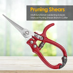 Pruning Shears Stainless Steel Ergonomic Handle & Safety Lock