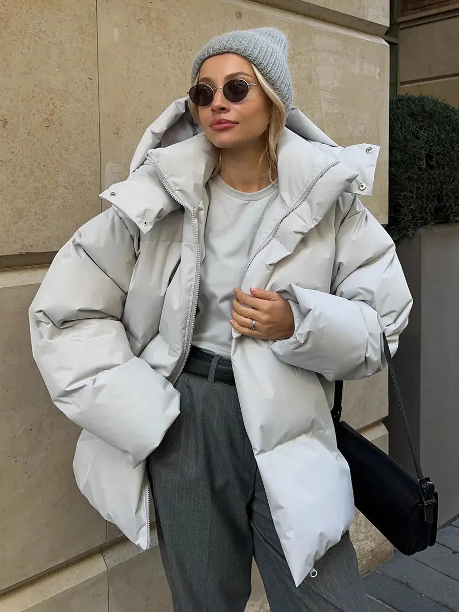 Puffer Jacket Women's Warm Winter Comfort