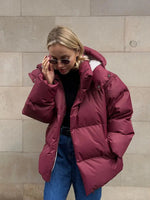 Puffer Jacket Women's Warm Winter Comfort