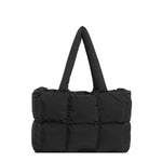 Puffer Tote Bag Lightweight Spacious Adjustable Handles