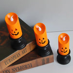 Pumpkin Candle LED Battery-Powered Flame-Free