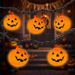 Pumpkin String Lights Battery-Powered LED Weather-Resistant