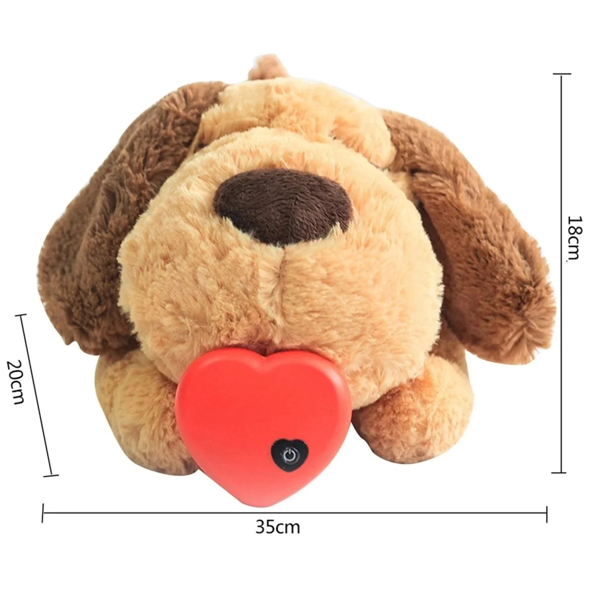 Puppy Plush Toy Heartbeat Simulator Soft Washable
