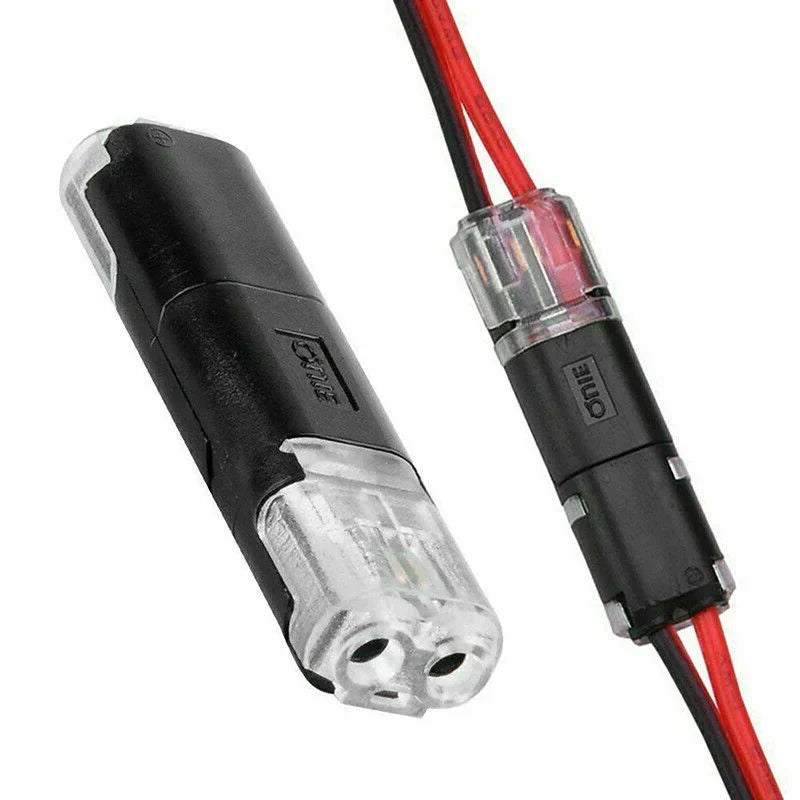 Push-In Connector Double-Wire Locking & Insulated Test Port