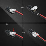 Push-In Connector Double-Wire Locking & Insulated Test Port