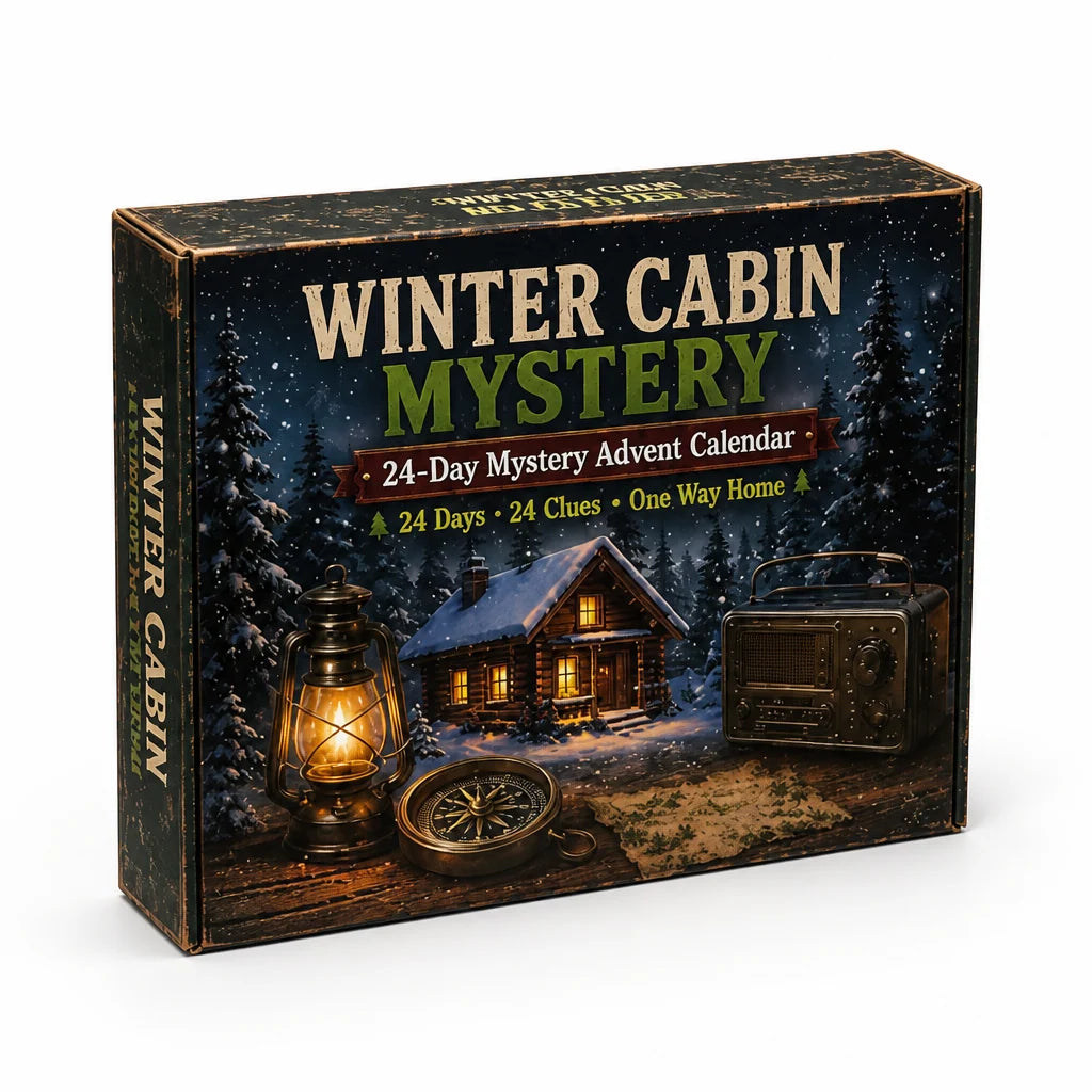 Puzzle Advent Calendar 24-Day Escape Room Challenge, Six Themes