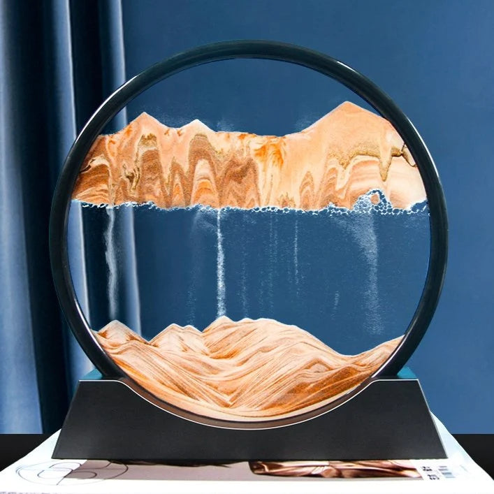 Quicksand Art Display 3D Moving Sand Multi-Color