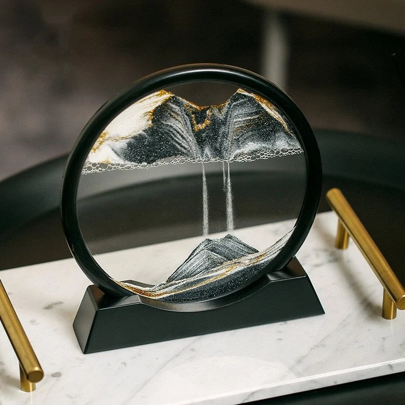 Quicksand Art Display 3D Moving Sand Multi-Color