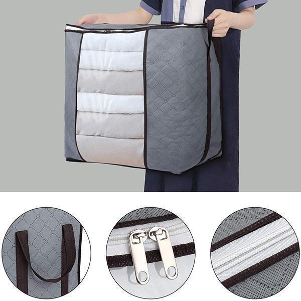 Quilt Storage Bag Foldable Clear Window Dust & Moisture Protection