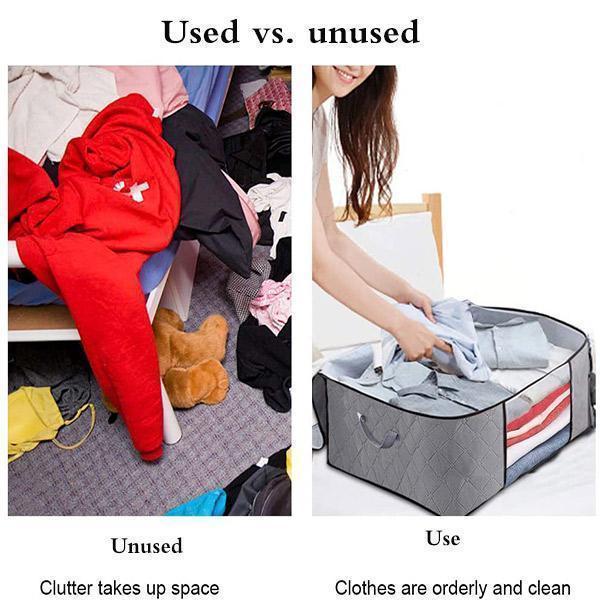 Quilt Storage Bag Foldable Clear Window Dust & Moisture Protection