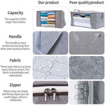 Quilt Storage Bag Foldable Clear Window Dust & Moisture Protection