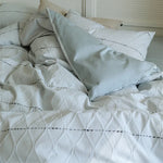 Quilted Bedding Set Reversible Leaf Quilting Cotton Blend