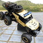 RC Monster Truck 4WD LED Lights Shock-Absorbing Suspension
