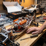 RC V8 Engine Kit Gasoline-Powered CDI Ignition CNC-Machined Metal