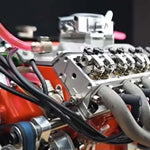RC V8 Engine Kit Gasoline-Powered CDI Ignition CNC-Machined Metal