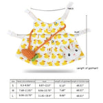 Rabbit Dress Breathable Polyester Adjustable Neck With Leash