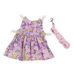 Rabbit Dress Breathable Polyester Adjustable Neck With Leash