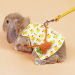 Rabbit Dress Breathable Polyester Adjustable Neck With Leash