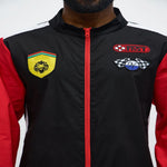 Racing Jumpsuit Costume 100% Cotton Front Zip Chest Logo