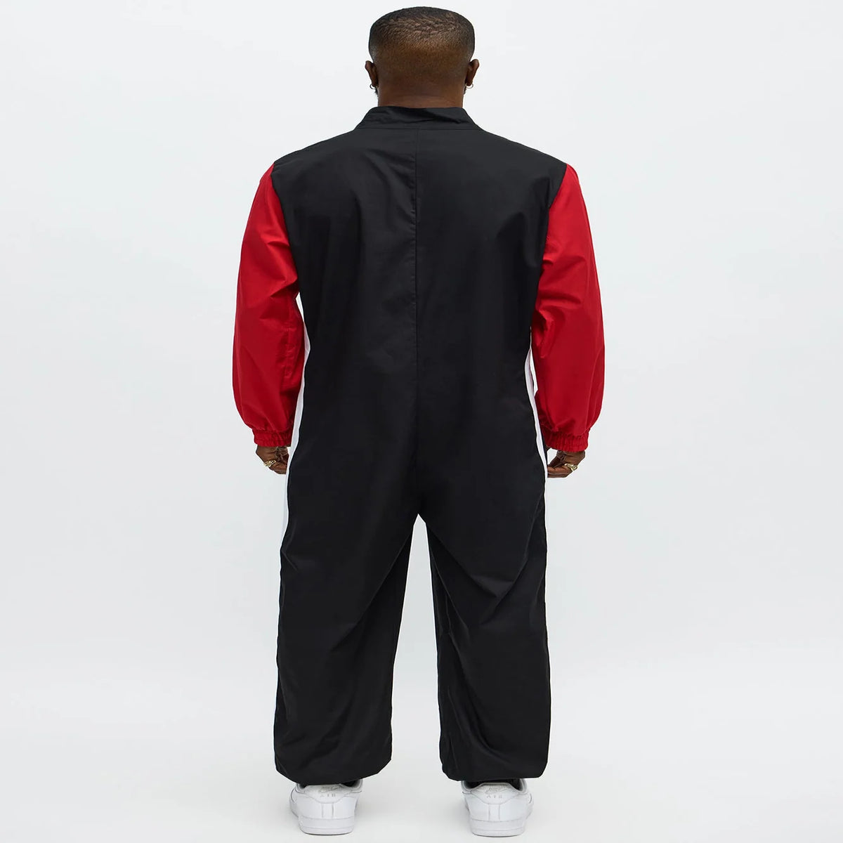 Racing Jumpsuit Costume 100% Cotton Front Zip Chest Logo