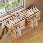 Radiator Drying Rack Foldable Steel Space-Saving Multi-Zone Dryer