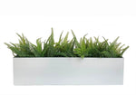 Railing Planter Brushed Aluminum 36 Inch Rust-Resistant