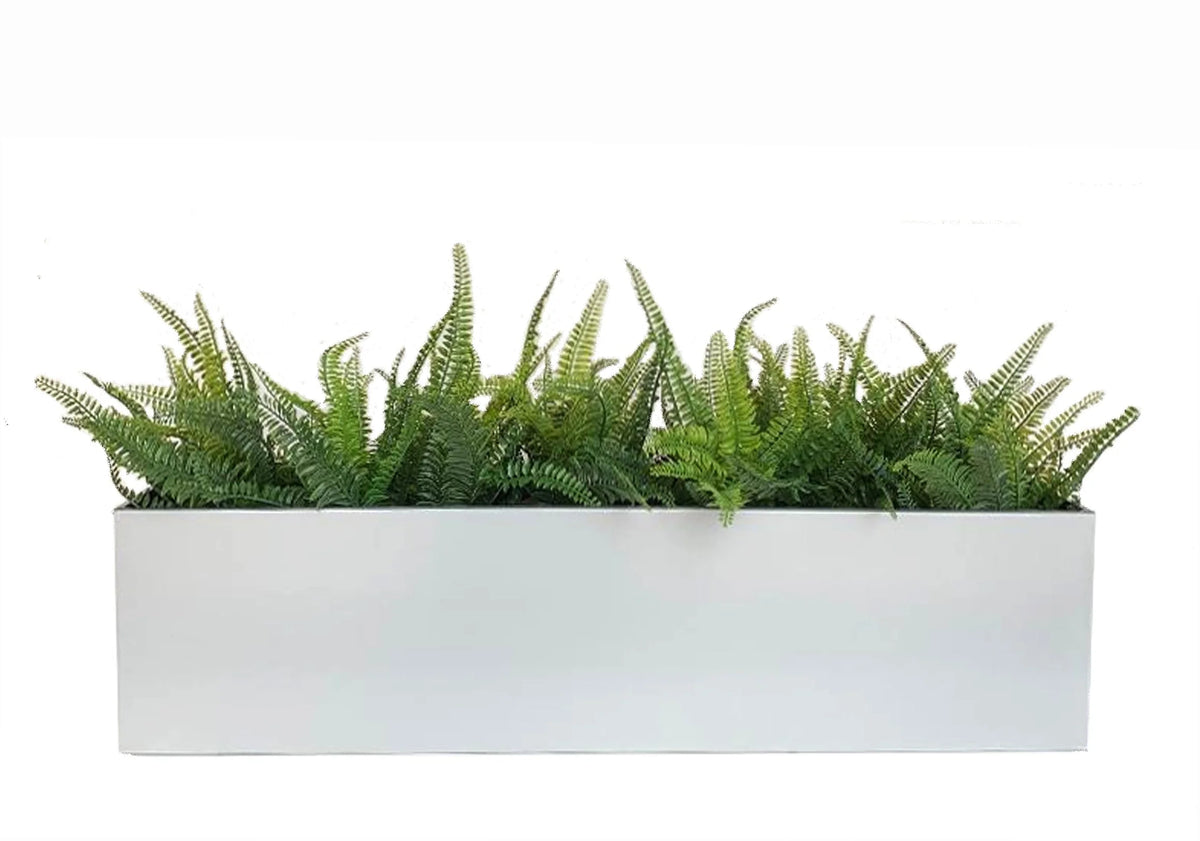 Railing Planter Brushed Aluminum 36 Inch Rust-Resistant
