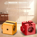 Railway Building Set Modular Tracks Rechargeable Locomotive