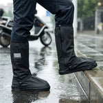 Rain Boot Covers PVC Side Zipper Reflective Strips