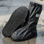 Rain Boot Covers PVC Side Zipper Reflective Strips