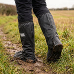 Rain Boot Covers PVC Side Zipper Reflective Strips