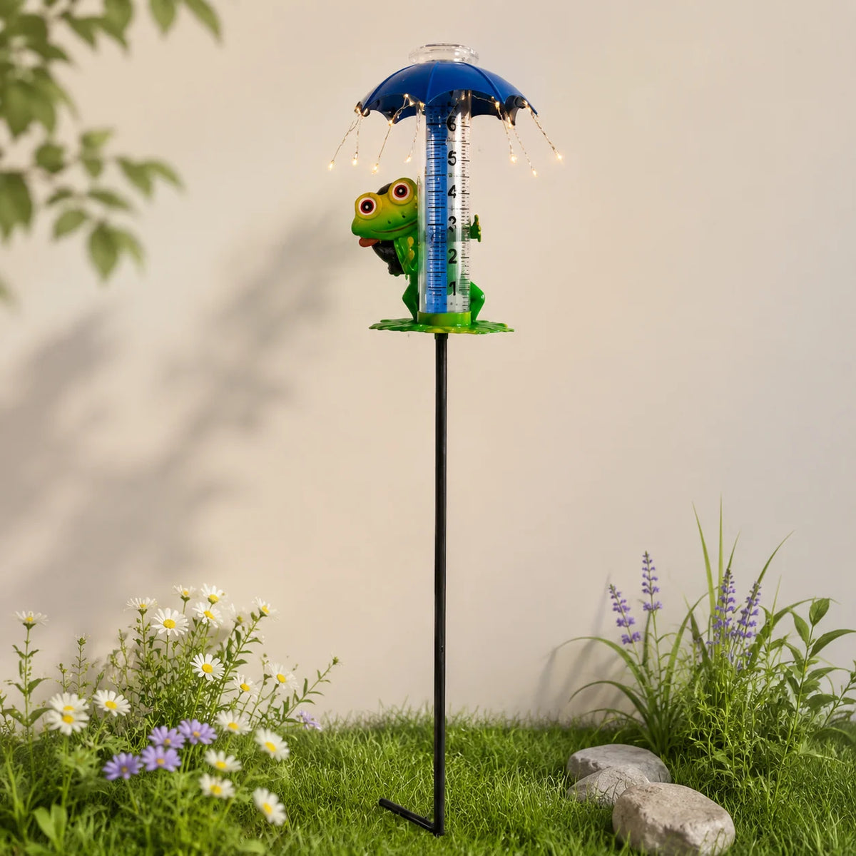 Rain Gauge Solar LED IP65 Waterproofing