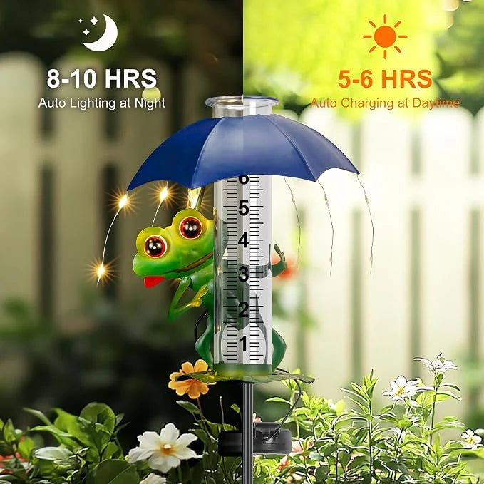 Rain Gauge Solar LED IP65 Waterproofing
