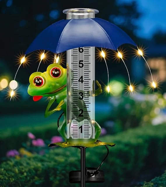 Rain Gauge Solar LED IP65 Waterproofing