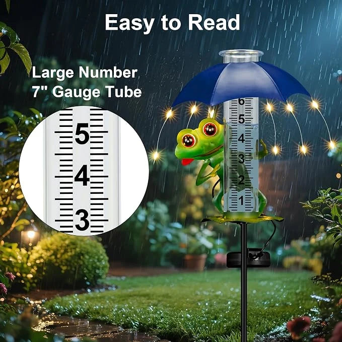 Rain Gauge Solar LED IP65 Waterproofing