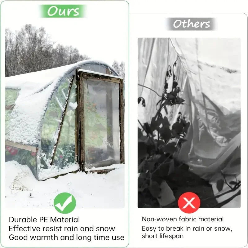 Raised Garden Bed Cover Transparent Greenhouse Frost Protection