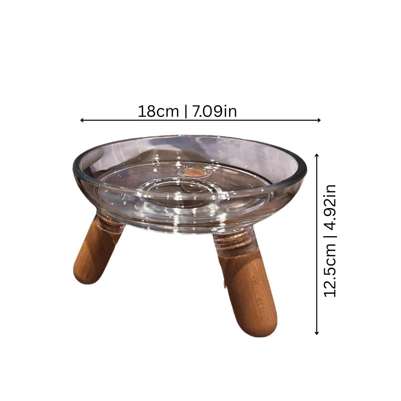 Raised Pet Feeder Elevated Stand Removable Bowl