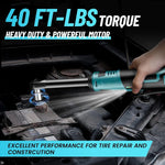 Ratchet Wrench Cordless 6-Inch Extended Neck Dual Battery Pack