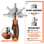 Ratcheting Screwdriver Set 68-In-1 Compact Case