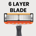 Razor Blade Set Multi-Layer Blades Ergonomic Locking Handle
