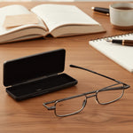 Reading Glasses Foldable Frame 90-Degree Spring Hinge