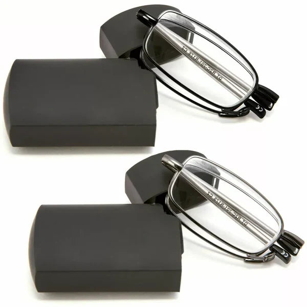 Reading Glasses Folding Compact With Carry Case