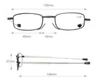Reading Glasses Folding Compact With Carry Case