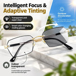 Reading Glasses Progressive Photochromic UV & Blue Light Filtering