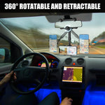 Rearview Mirror Phone Holder 360° Rotating Adjustable Mount