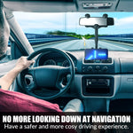 Rearview Mirror Phone Holder 360° Rotating Adjustable Mount