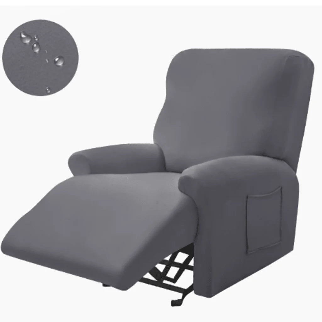 Recliner Cover Padded Non-Slip With Cup Holders