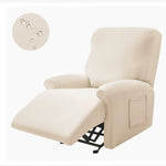 Recliner Cover Padded Non-Slip With Cup Holders