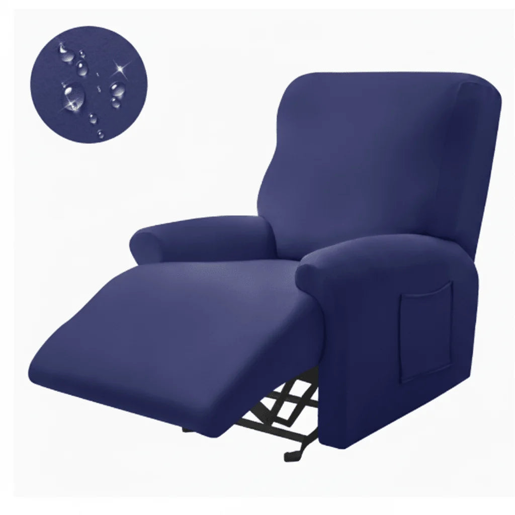 Recliner Cover Padded Non-Slip With Cup Holders