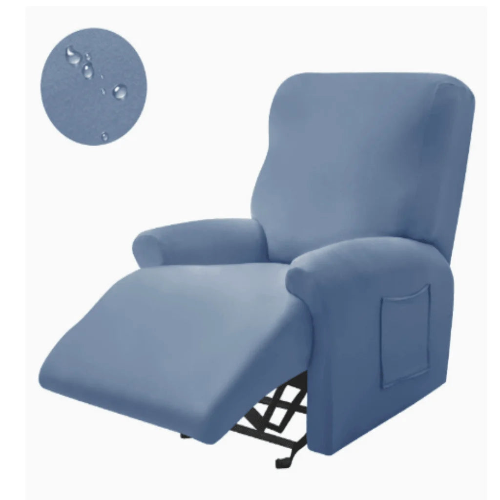 Recliner Cover Padded Non-Slip With Cup Holders